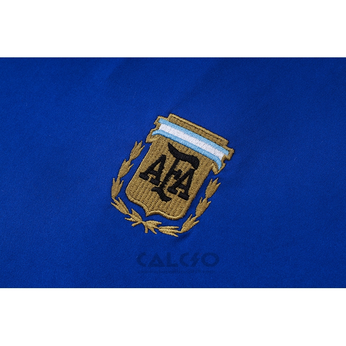 Tuta da Track Argentina Manica Corta 2026-2027 Blu - Pantaloncini
